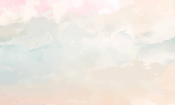 Watercolor Vector Background White Pink Blue Gradient — ストックベクタ