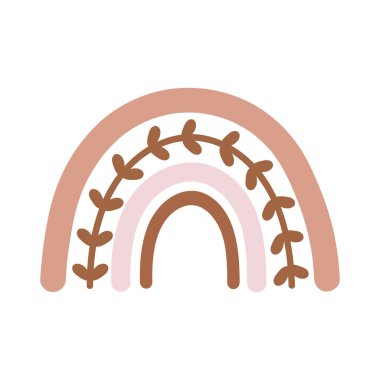 Gökkuşağı bohem izi. Bebek partisi, doğum günü, çocuk partisi, yaz tatili, kıyafet baskısı için mükemmel..