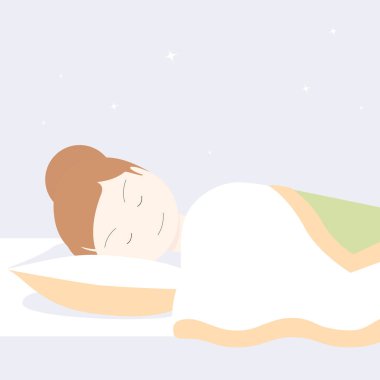 Battaniyeyle kaplanmış tatlı bir kız.