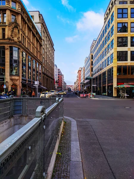 Berlin Deutschland 2019 Wintermorgen Auf Den Straßen Berlins — Stockfoto