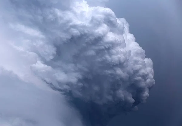 clouds draw abstract male profile silhouette