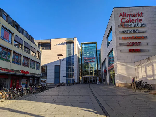 Dresden Deutschland Januar 2020 Dresdener Straße Winter Sachsen Deutschland Europa — Stockfoto