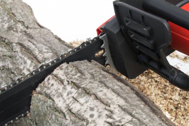 Yakın çekim profesyonel testere bıçak kesim günlük ahşap