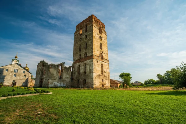 Picturesque Ruins Our Lady Rosary Church Dominican Monastery Defensive Tower — Stock Photo, Image