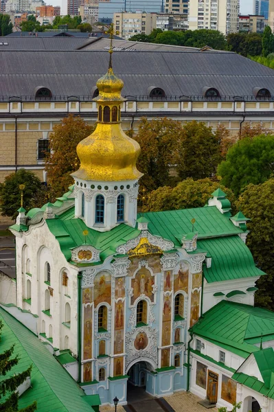 Kościół Bramy Trójcy Kijowskiej Klasztor Ławry Peczerskiej Kijów Ukraina Widok — Zdjęcie stockowe