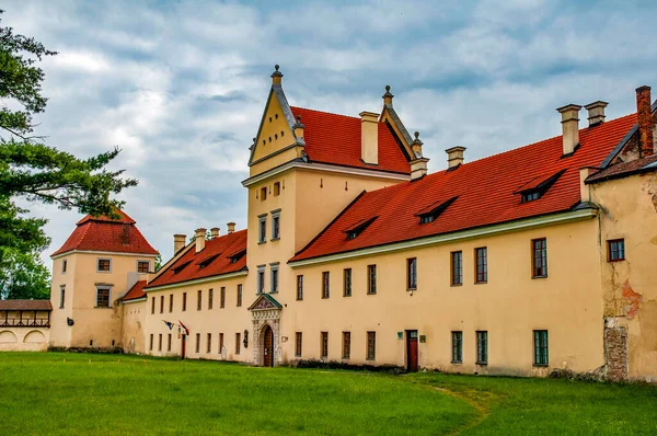 Πανοραμική Θέα Του Κάστρου Zolkiewski Στην Πόλη Zhovkva Περιοχή Lviv — Φωτογραφία Αρχείου