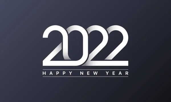 Mutlu yıllar 2022. Karanlık bir arkaplanda mutlu yıllar. Tatil tebrik kartı.