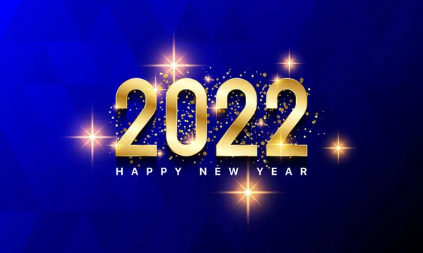 Mutlu yıllar 2022. Tatil tebrik kartı.