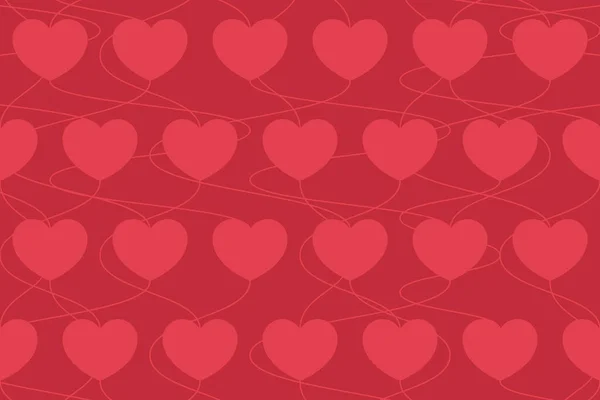 Heart Pattern Background Vector Illustration — Image vectorielle