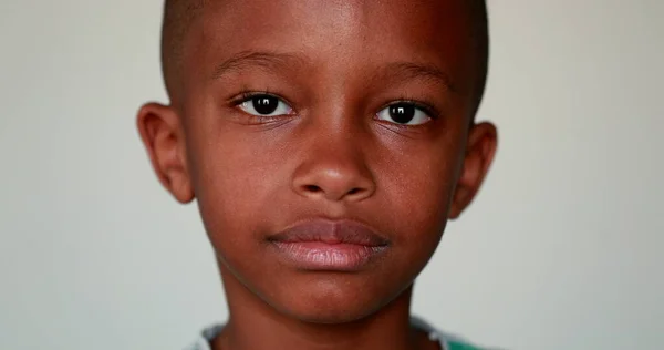 Happy Smiling Little Boy Child African American Ethnicity — Fotografia de Stock