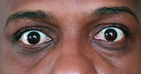 Макро Глаза Крупным Планом Человек Закрывает Глаза Созерцании Медитации — стоковое фото