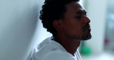 African man feeling emotional disorder feeling depressed