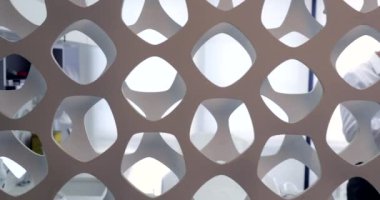 Background patterns with holes and shapes