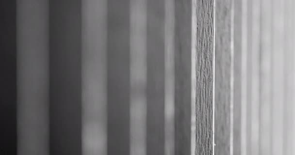 Контрастный Деревянный Фон Линиями — стоковое видео