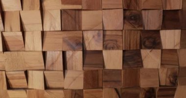 Wooden square surface texture
