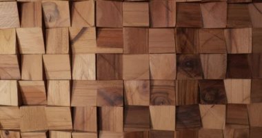 Wooden square surface texture