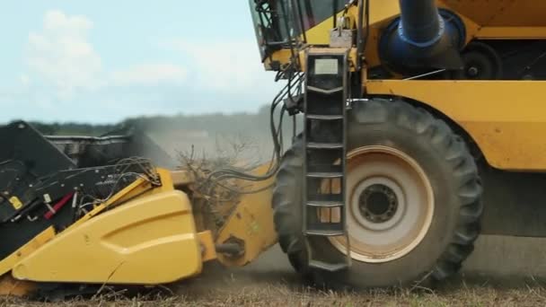 Tractor Harvesting Agriculture 120Fps Slow Motion — 비디오