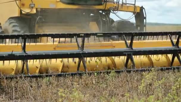 Tractor Harvesting Agriculture 120Fps Slow Motion — Stockvideo