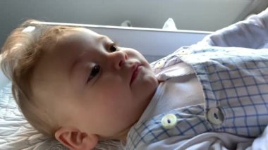 Cute adorable baby infant toddler 6 month of age