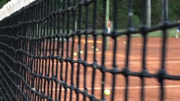 테니스 근접촬영 — 비디오