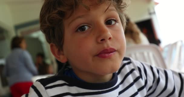 Portrait Handsome Swiss Child — 图库视频影像