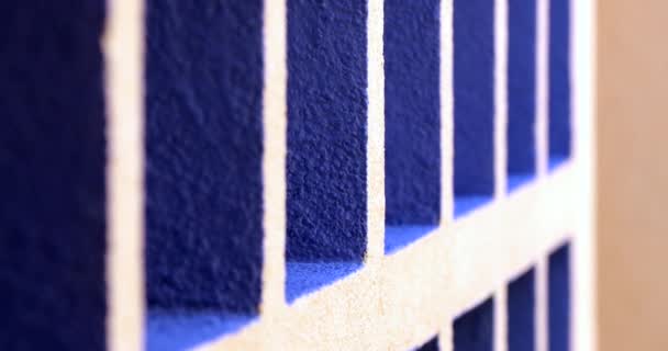 Architecture Blue Line Patterns Details — Vídeos de Stock