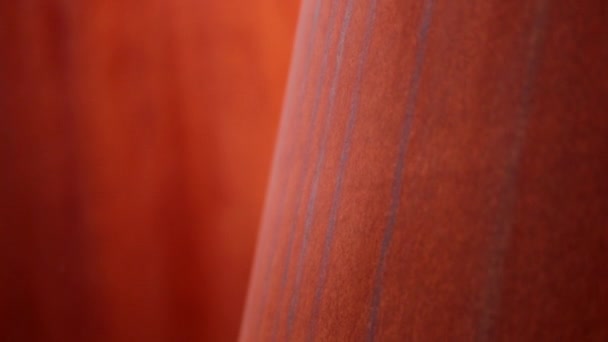 Rustic Metallic Structure Surface Orange — Stock Video