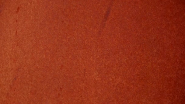 Metallic Grungry Rusty Orange Background Surface — Vídeos de Stock