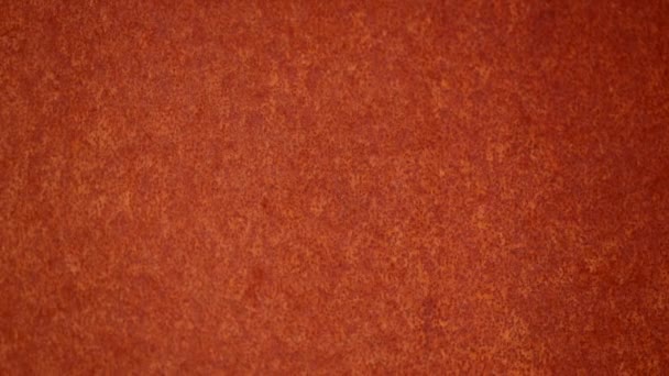 Metallic Grungry Rusty Orange Background Surface — Stockvideo