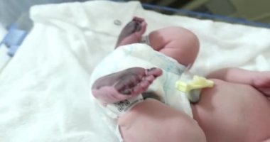 Infant newborn baby crying