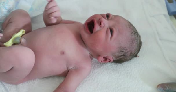 Newborn Baby Birth Crying — Video