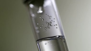 Medical equipment. Perfusion serum in slow motion