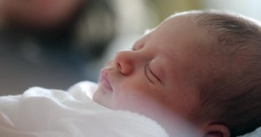 Beautiful Newborn baby infant sleeping portrait toddler asleep