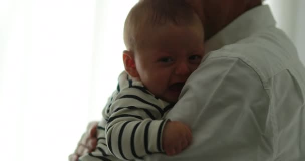 Grandparent Holding Grandson Baby Infant — Stockvideo