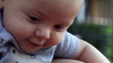 Baby boy 3 month old toddler portrait