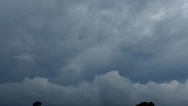 Stormy Clouds Timelapse Motion Coming Storm — Stockvideo
