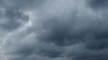 Stormy clouds timelapse motion. coming storm