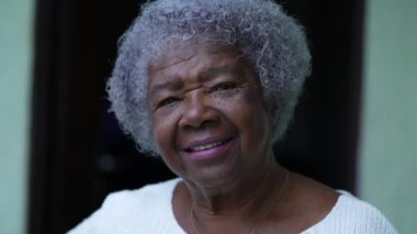 Portrait of a Senior black African woman