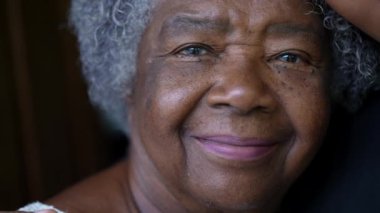 Grandmother and granddaughter together portrait faces