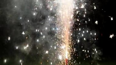Fireworks on display during new year eve celebration