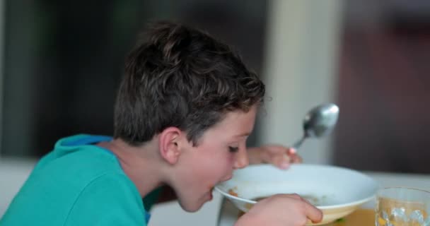 Płyta Obiadowa Dla Dzieci — Wideo stockowe