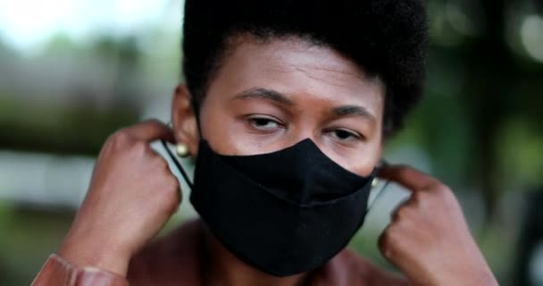 마스크를 안도감 세계적 유행병의 — 비디오