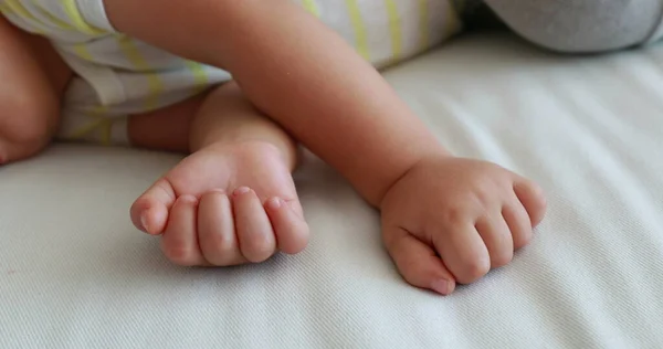 Baby Hand Macro Close Body Detail — Stock fotografie