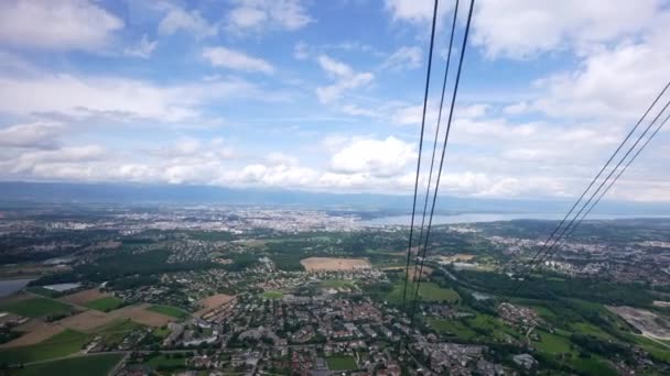 从电传看瑞士的欧洲城市 — 图库视频影像