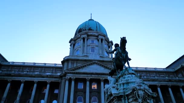 Budapest Ungarn Januar 2018 Parlamentsgebäude — Stockvideo