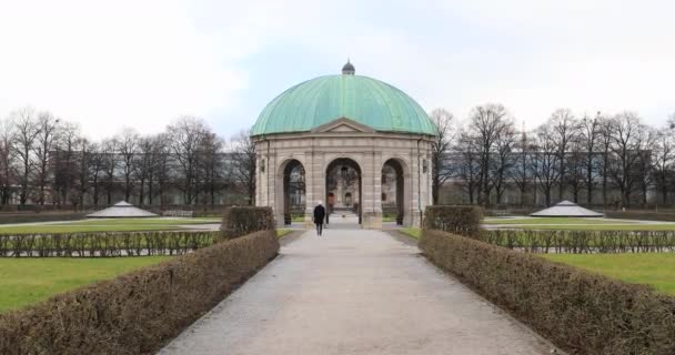 Сад Природа Мюнхена Германия — стоковое видео
