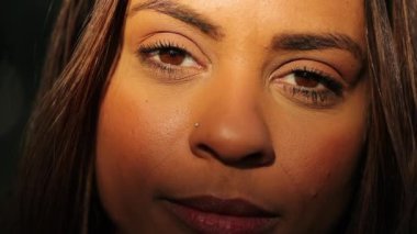  Portre yakın plan, Latin Amerikalı Güney Amerikalı, İspanyol kadın..