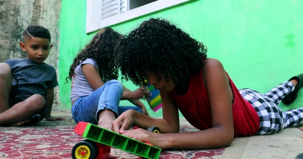 Βραζιλιάνοι Παίζουν Παιχνίδια Λατινοαμερικανοί Λατινοαμερικάνοι — Φωτογραφία Αρχείου