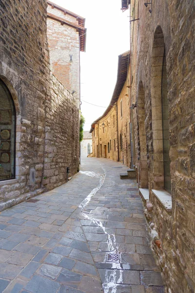 Blick Auf Die Antike Stadt Gubbio Umbrien Der Provinz Perugia — Stockfoto