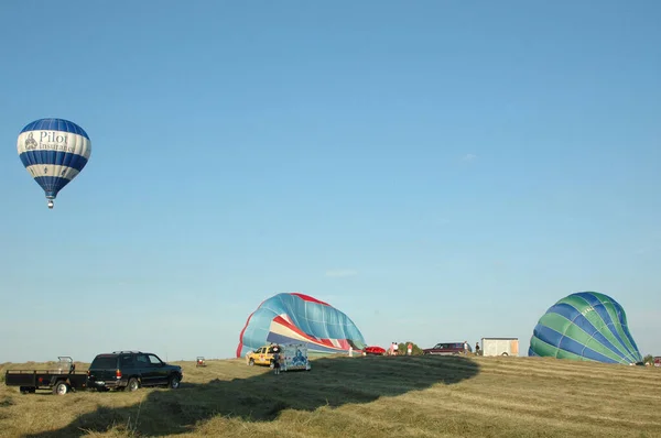 Balloon Festival Prior Launching — стоковое фото